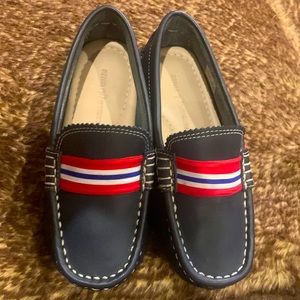 Boys Petits Marcheurs Navy Loafers Sz 9 Toddler NEW